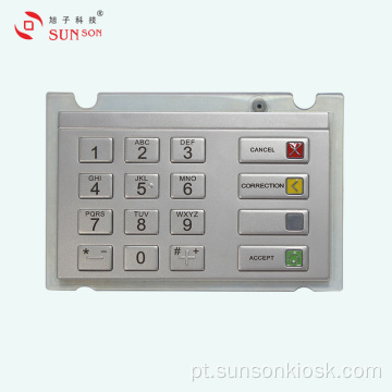 PIN pad de criptografia anti-motim para quiosque de pagamento